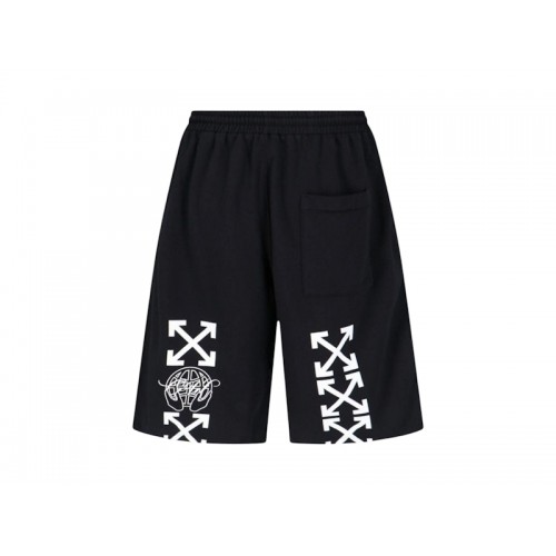 Off-White Exactly The Opposite Arrow Skate Sweatshorts Black