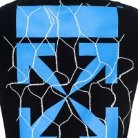 OFF-WHITE Fence Arrows Sweatshirt Black/Blue