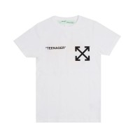 OFF-WHITE Flamed Bart T-Shirt White
