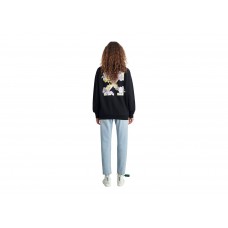 OFF-WHITE Flower Arrow Reg Crewneck Black