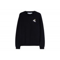OFF-WHITE Flower Arrow Reg Crewneck Black