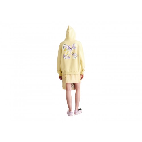 Оригинальный шмот OFF-WHITE Flower Arrow Reg Hoodie Yellow