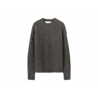 OFF-WHITE Funky Chunky Knit Crewneck Grey/Violet