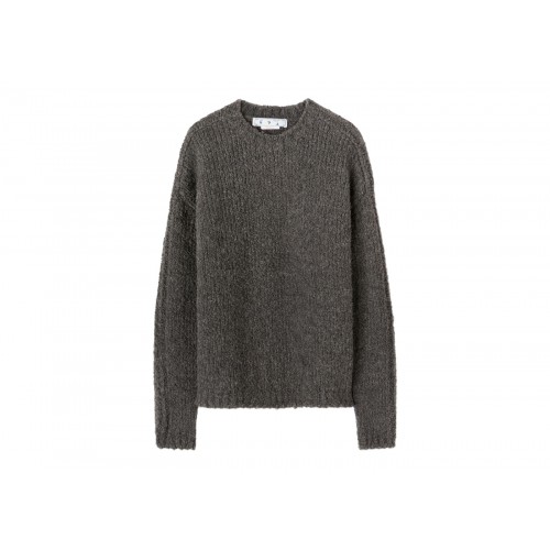 Оригинальный шмот OFF-WHITE Funky Chunky Knit Crewneck Grey/Violet - 70см