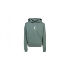 OFF-WHITE Graffiti Logo Hoodie Green