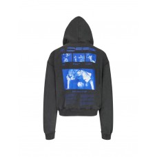 OFF-WHITE Hardcore Caravaggio Hoodie Black/Blue