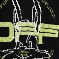 OFF-WHITE Harry The Bunny Knit Sweater Black/Brilliant Green