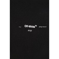 OFF-WHITE Ice man Graphic Print Hoodie Black/Multicolor