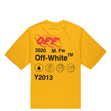 OFF-WHITE Industrial Y013 T-Shirt Yellow/Multicolor