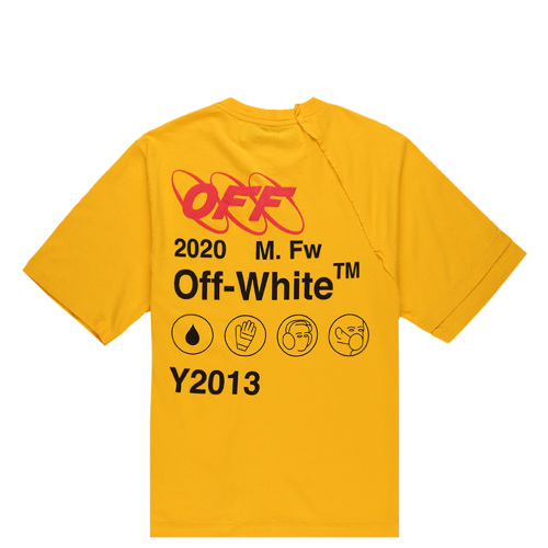 Оригинальный шмот OFF-WHITE Industrial Y013 T-Shirt Yellow/Multicolor