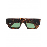OFF-WHITE Mari Rectangular Frame Sunglasses Havana Brown/Black (OMRI010R21PLA0016010 / OMRI013S21PLA0016055)