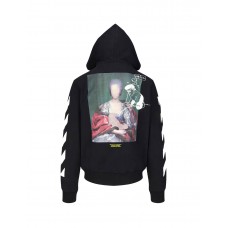 OFF-WHITE Mariana De Silva Zipped Hoodie Black/Multicolor