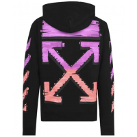 OFF-WHITE Marker Zip Hoodie Black