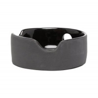 OFF-WHITE Matte Ceramic Cut Out Ashtray Black