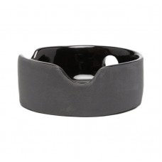 OFF-WHITE Matte Ceramic Cut Out Ashtray Black