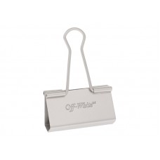 OFF-WHITE Metal Binder Clip Silver