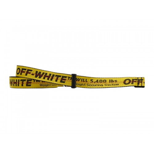 OFF-WHITE Mini Industrial Belt (SS19) Yellow/Black