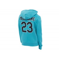 OFF-WHITE MLB Miami Marlins Hoodie Lake Blue