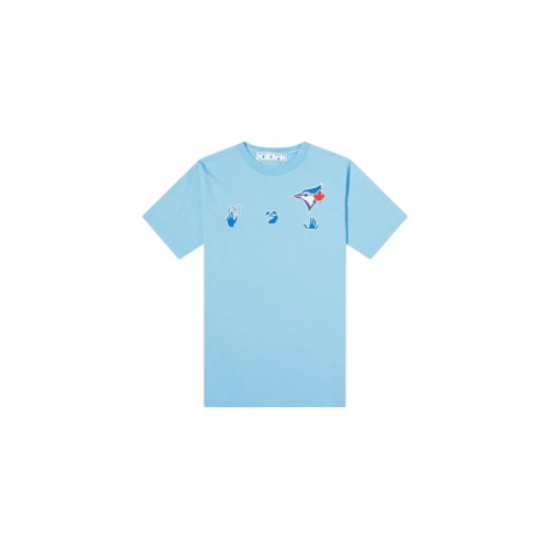 OFF-WHITE MLB Toronto BJ T-shirt Blue