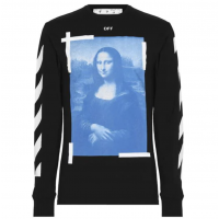 OFF-WHITE Mona Lisa Longsleeve T-Shirt Black