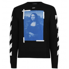 OFF-WHITE Mona Lisa Sweatshirt Black