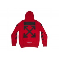 OFF-WHITE Mona Lisa Temperature Hoodie Red