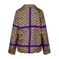 OFF-WHITE Monogram Pajama Silk Shirt Multi