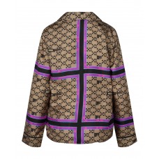 OFF-WHITE Monogram Pajama Silk Shirt Multi