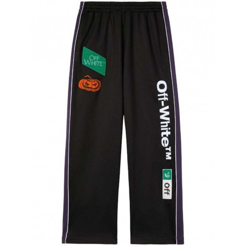 OFF-WHITE Multilogo Skate Trackpant Black/White