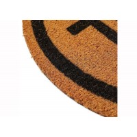 OFF-WHITE OFF Circle Doormat Brown