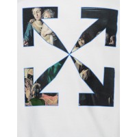 OFF-WHITE Oversize fit Caravaggio Painting Hoodie White/Black