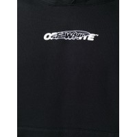 OFF-WHITE Oversize Fit Painters Hoodie Black/White