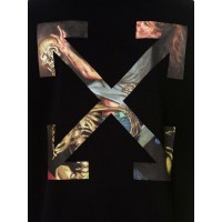 OFF-WHITE Oversize Fit Pascal Arrow Hoodie Black/White