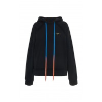 OFF-WHITE Oversized Acrylic Arrows Hoodie Black/Yellow
