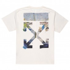 OFF-WHITE Oversized Diag Arrows T-Shirt White/Multicolor