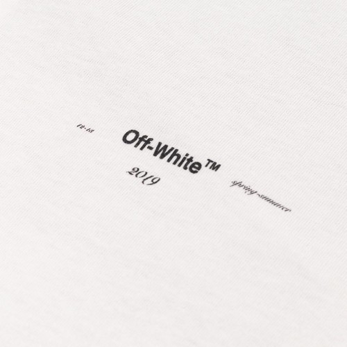 Оригинальный шмот OFF-WHITE Oversized Diag Arrows T-Shirt White/Multicolor - 70см