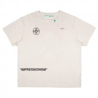 OFF-WHITE Oversized Diag Stencil T-Shirt White