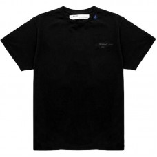 OFF-WHITE Oversized Fit Unfinished T-Shirt Black/White