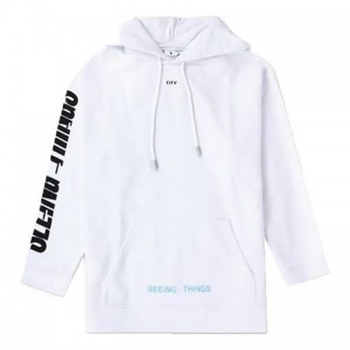 OFF-WHITE Photocopy Over Hoodie White OFF-WHITE Photocopy Over Hoodie White