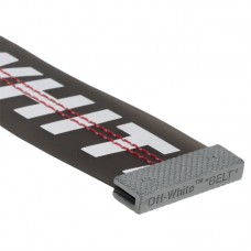 OFF-WHITE PVC Industrial Belt (SS19) Black/White