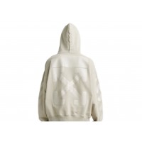 OFF-WHITE Rubber Arrows Hoodie Beige/Beige