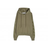 OFF-WHITE Rubber Arrows Hoodie Green
