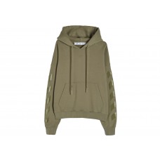 OFF-WHITE Rubber Arrows Hoodie Green