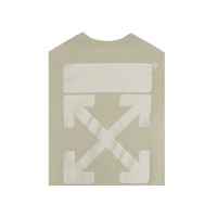 OFF-WHITE Rubber Arrows S/S T-shirt Beige/Light Grey