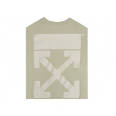 OFF-WHITE Rubber Arrows S/S T-shirt Beige/Light Grey