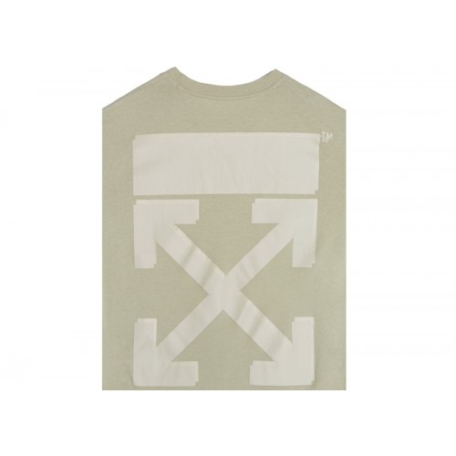 OFF-WHITE Rubber Arrows S/S T-shirt Beige/Light Grey OFF-WHITE Rubber Arrows S/S T-shirt Beige/Light Grey