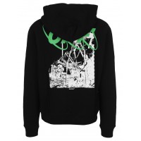 OFF-WHITE Ruined Factory Hoodie Black/White/Green