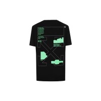 OFF-WHITE Slim Fit Arch Shapes T-Shirt Black/Green
