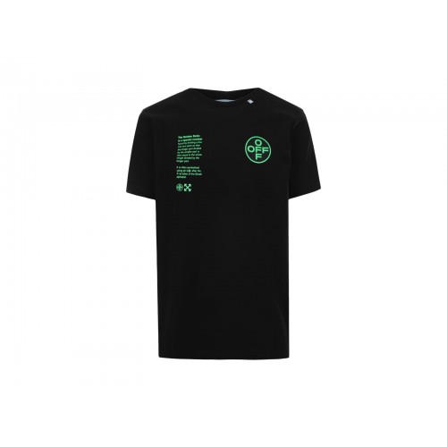 Оригинальный шмот OFF-WHITE Slim Fit Arch Shapes T-Shirt Black/Green