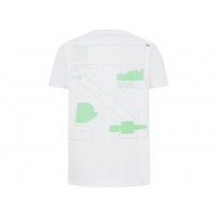 OFF-WHITE Slim Fit Arch Shapes T-Shirt White/Green